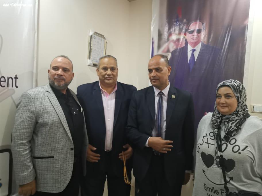 رئيس المنظمة المصرية العربية لحقوق الإنسان يلتقى أعضاء مكتب كفرالشيخ