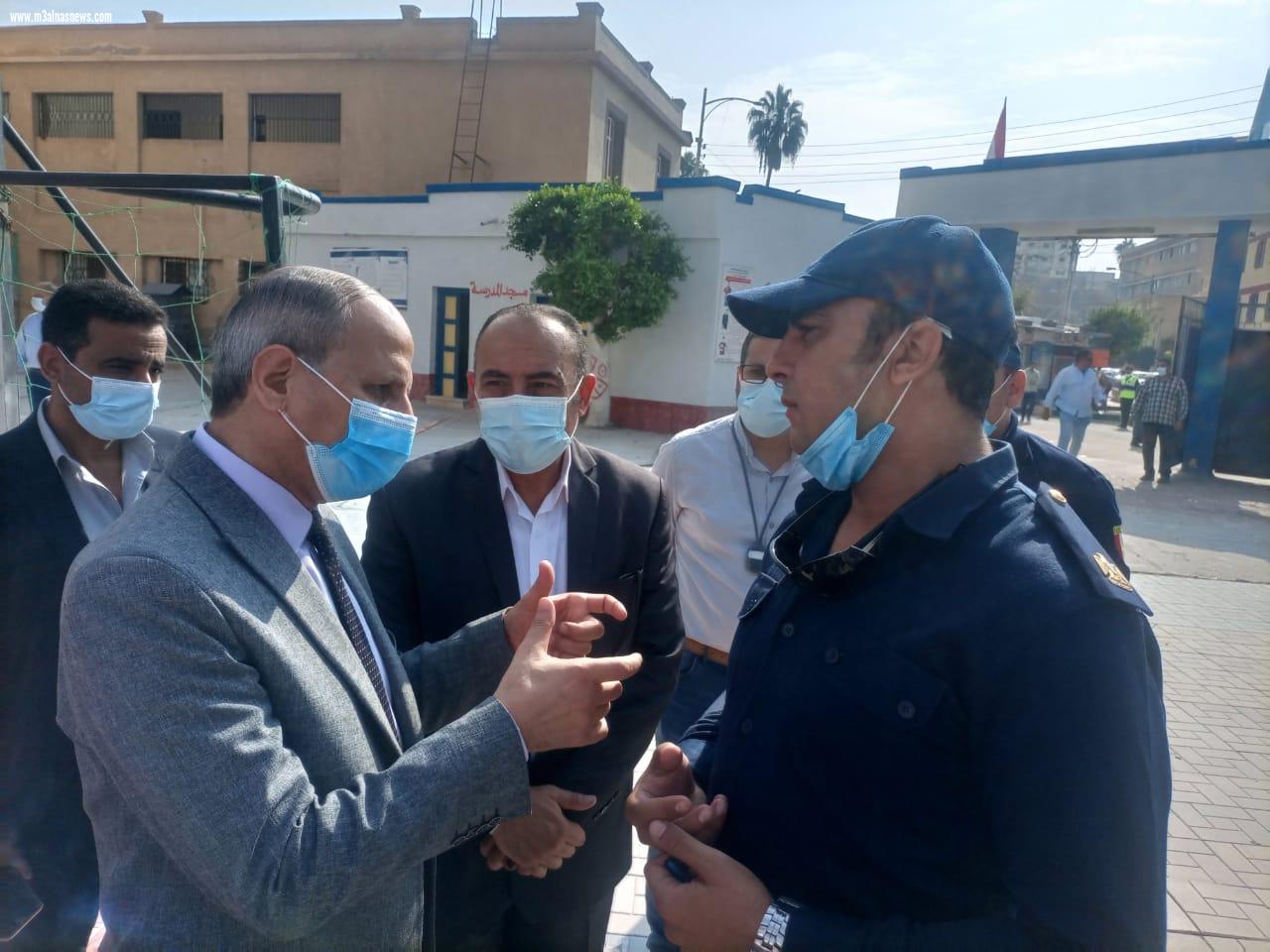   تنفيذ خطة إخلاء بمدرسة في دقيقتين ومحافظ كفر الشيخ يوجه بتعميمها بالمدارس