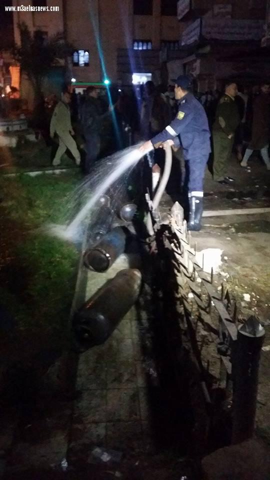 حريق محدود فى مطعم بالرياض بكفر الشيخ