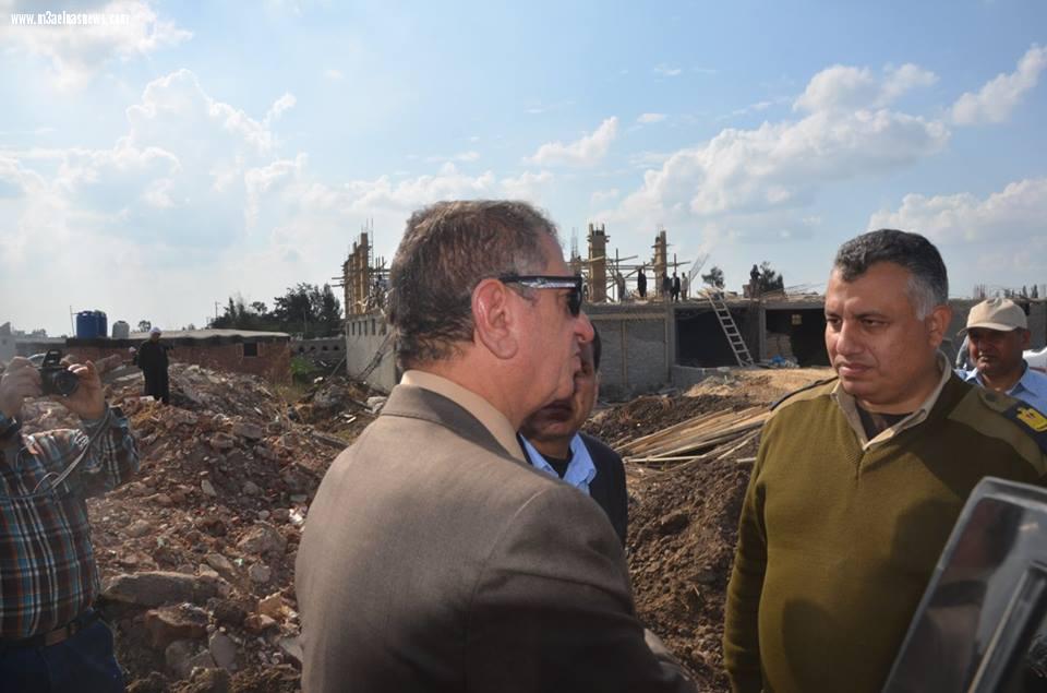 بالصور| محافظ كفرالشيخ يقود حملة لإزالة التعديات على الأراضى الزراعية