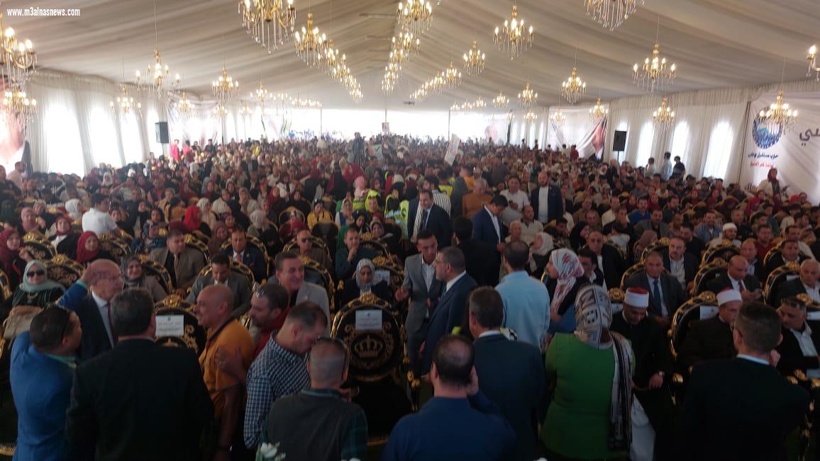 بدأ المؤتمر الجماهيري الحاشد لحزب مستقبل وطن بمحافظة كفر الشيخ