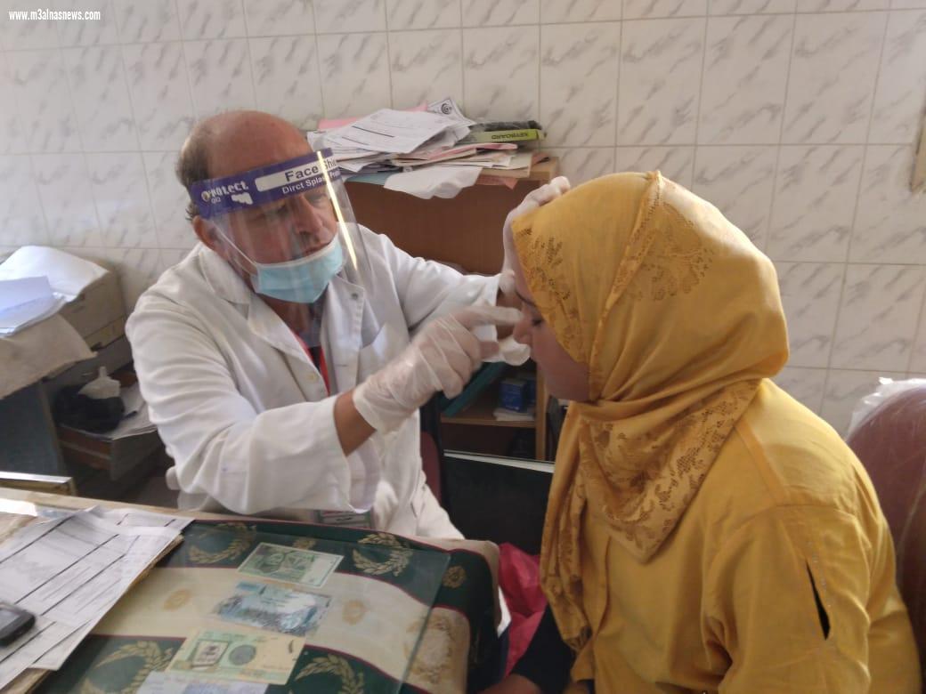  اجراء الكشف الطبي على 1500متردداً  بقرية الكراكات ببيلا  