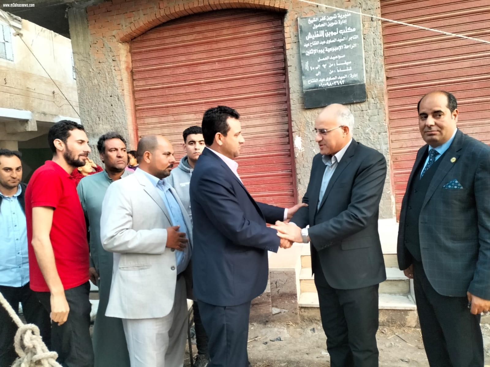 عمارة ومتولى يقدمان العزاء فى وفاة والد الزميل وائل مجدى بالحامول