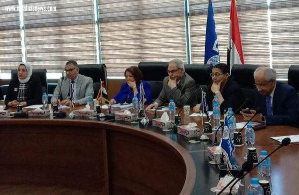 الإدارة والعلوم المالية بجامعة بدر تسضيف لجنة قطاع الدراسات الإقتصادية