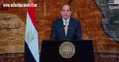 السيسي في ذكرى 25 يناير: مستمرون في الحرب على 