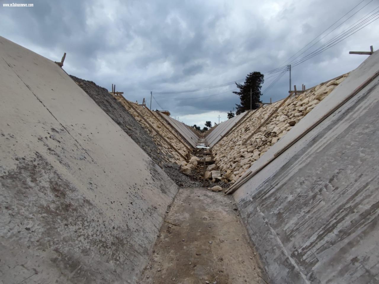   الانتهاء من  تبطين190 كيلو ترع وجاري العمل ب  125 ترعة بكفر الشيخ