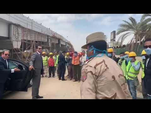 بيان رئاسي بعد انفعال السيسي بسبب إهمال مسؤول