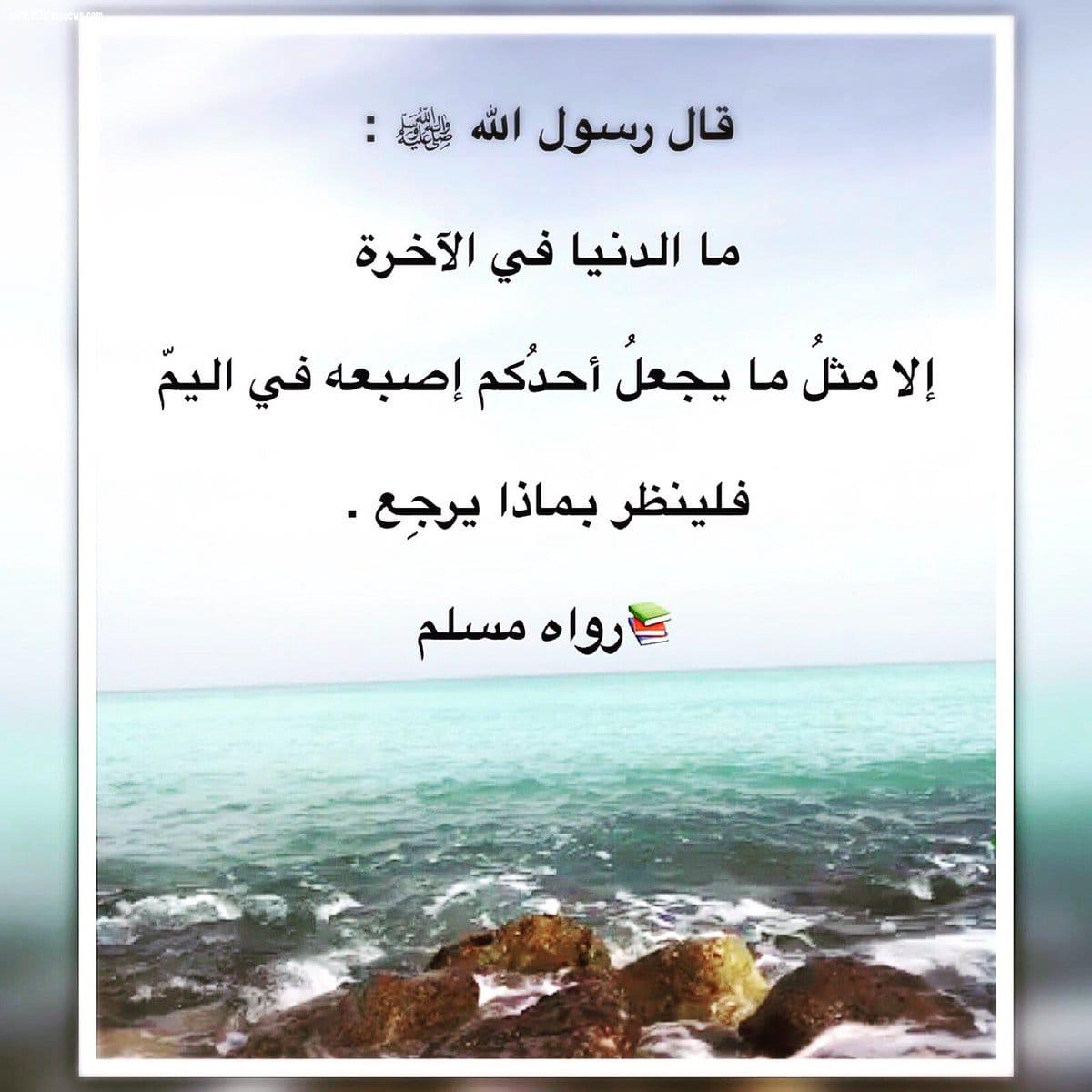 النبي صلى الله عليه وسلّم يحذر امته من حب الدنيا