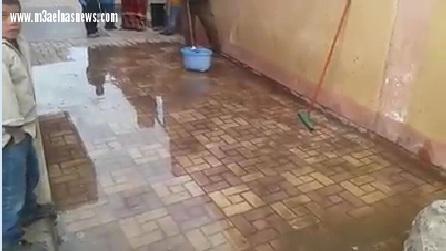 كارثة بيئية تهدد حياة الاطفال بإحدى مدارس كفر الشيخ 