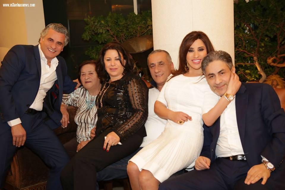 صور.. نجوم الفن والغناء في سهرة خاصة بمنزل نجوى كرم