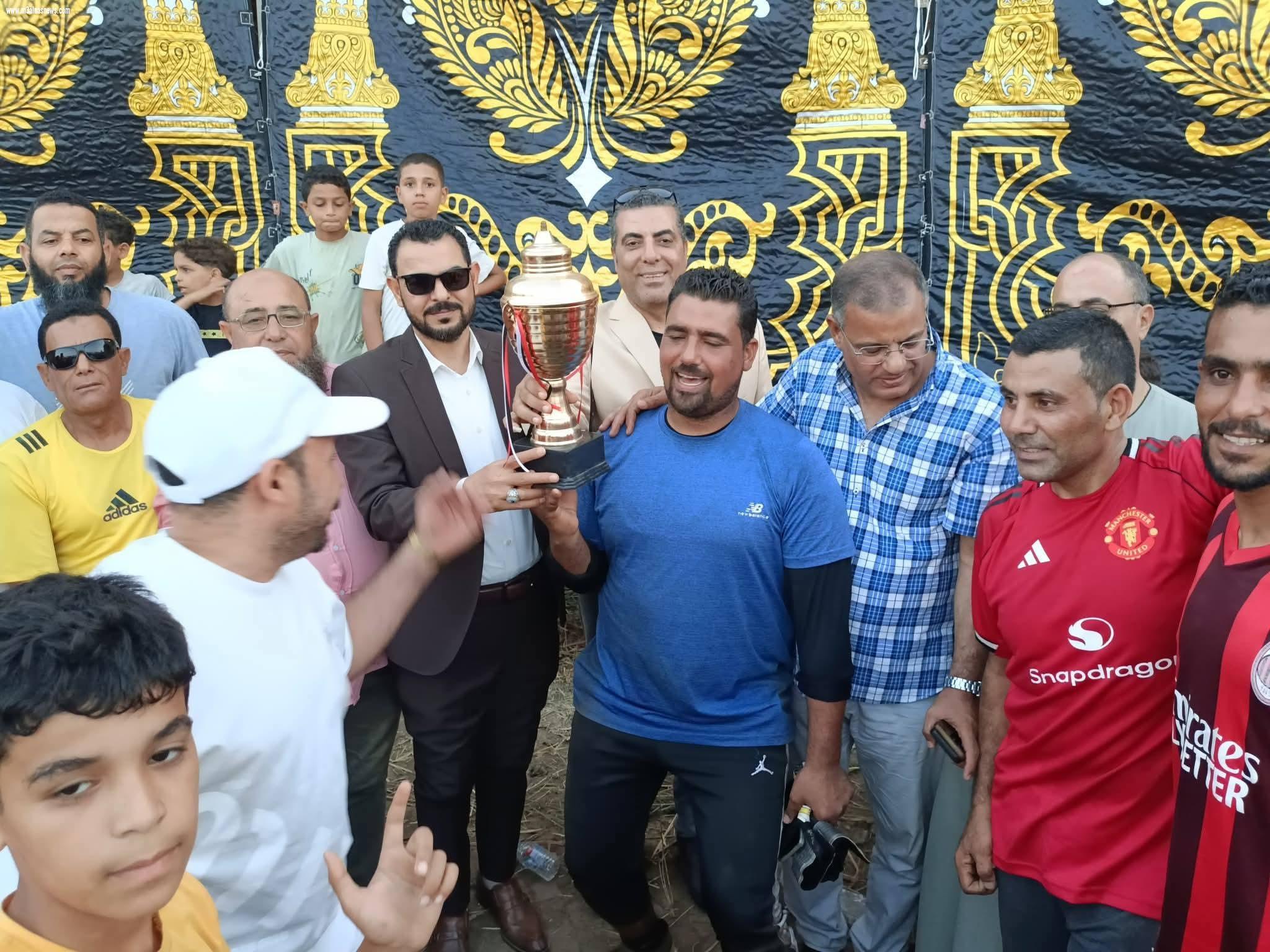 علاء ماهر مرشح الشباب للبرلمان يشارك فى افتتاح كأس المجاز الغربي بالحامول