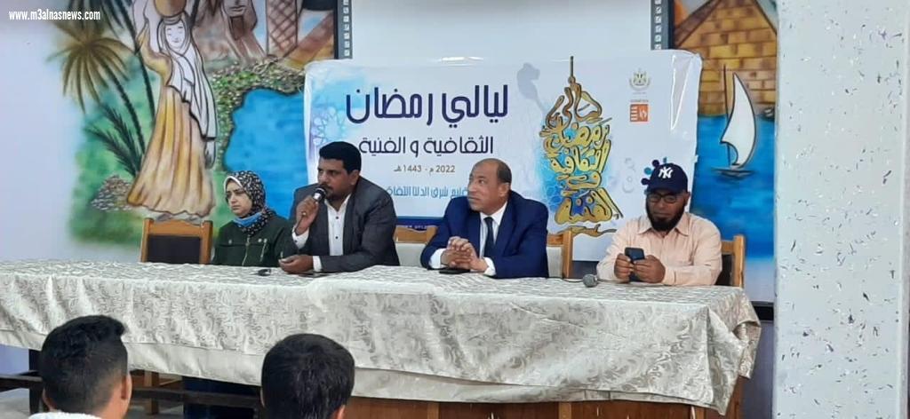  طنطاوى يحاضر عن تحرير سيناء لبيت ثقافة قلين بمدرسة الصناعة