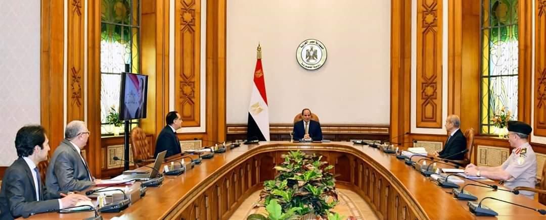 السيد الرئيس يتابع مشروعات تنمية سيناء، ومشروعات وزارة الزراعة