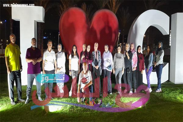 بالصور احتفال سكان التجمع الخامس بالعيد الثامن لبدء نشاط المشى الرياضى