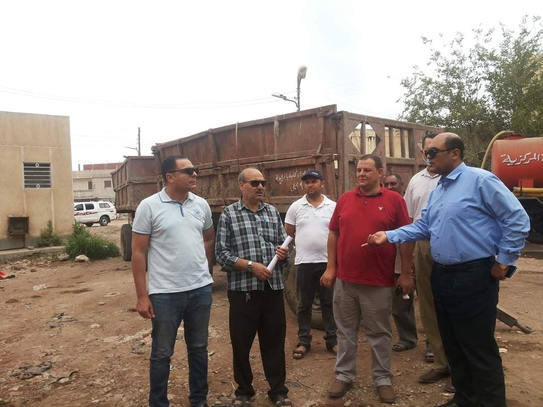 تسوية الأسفلت المتهالك وإصلاح هبوط أرضي وخطوط صرف وحملة لإزالة الإشغالات ببيلا