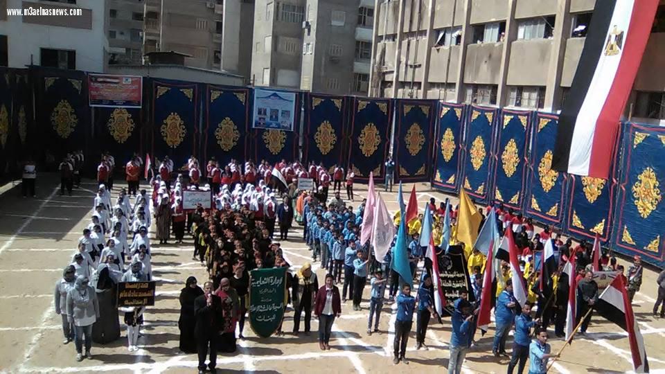 بالصور | ختام مهرجان الأنشطة الرياضية بإدارة شرق المحلة التعليمية
