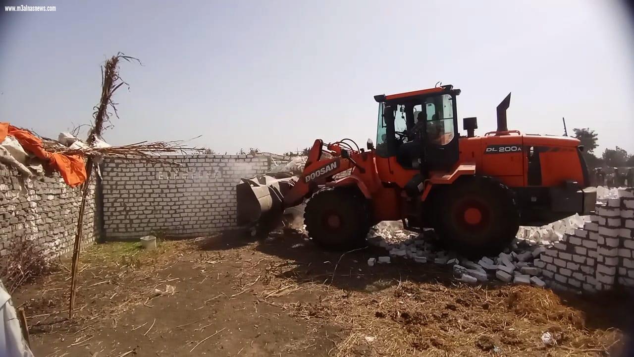 انطلاق الموجة الـ 22 لإزالة التعديات على أملاك الدولة والأراضي الزراعية ومخالفات البناء بمراكز كفر الشيخ 