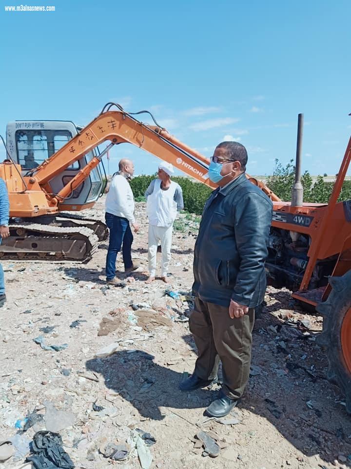 إزالة 301 حالة تعدي على أملاك الدولة خلال المرحلة الثالثة للموجة 19 بكفر الشيخ