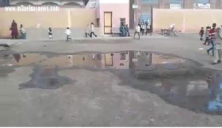 كارثة بيئية تهدد حياة الاطفال بإحدى مدارس كفر الشيخ 