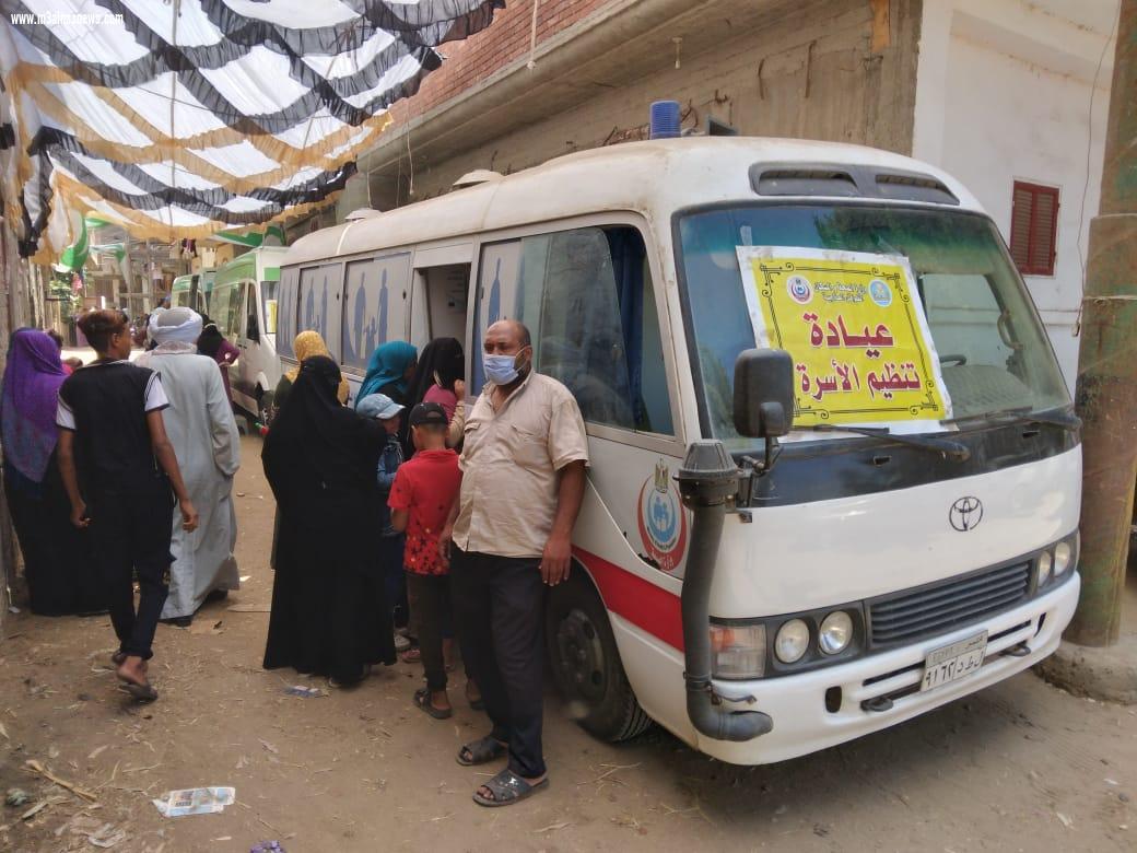  اجراء الكشف الطبي على 1500متردداً  بقرية الكراكات ببيلا  