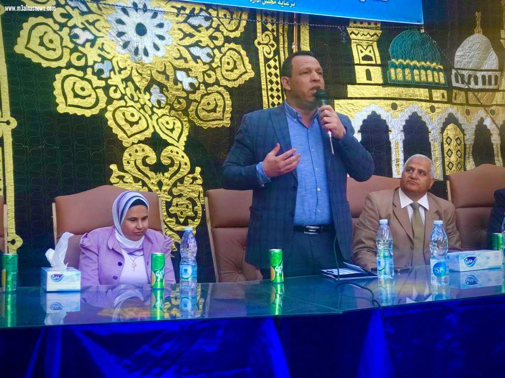 النائب يونس عبدالرازق يشارك فى حفل تكريم أسماء عادل