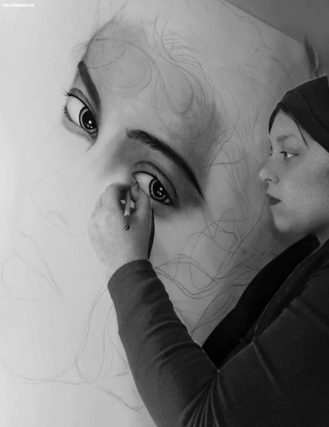 سارة الشربينى ... مشروع فنانه واعدة