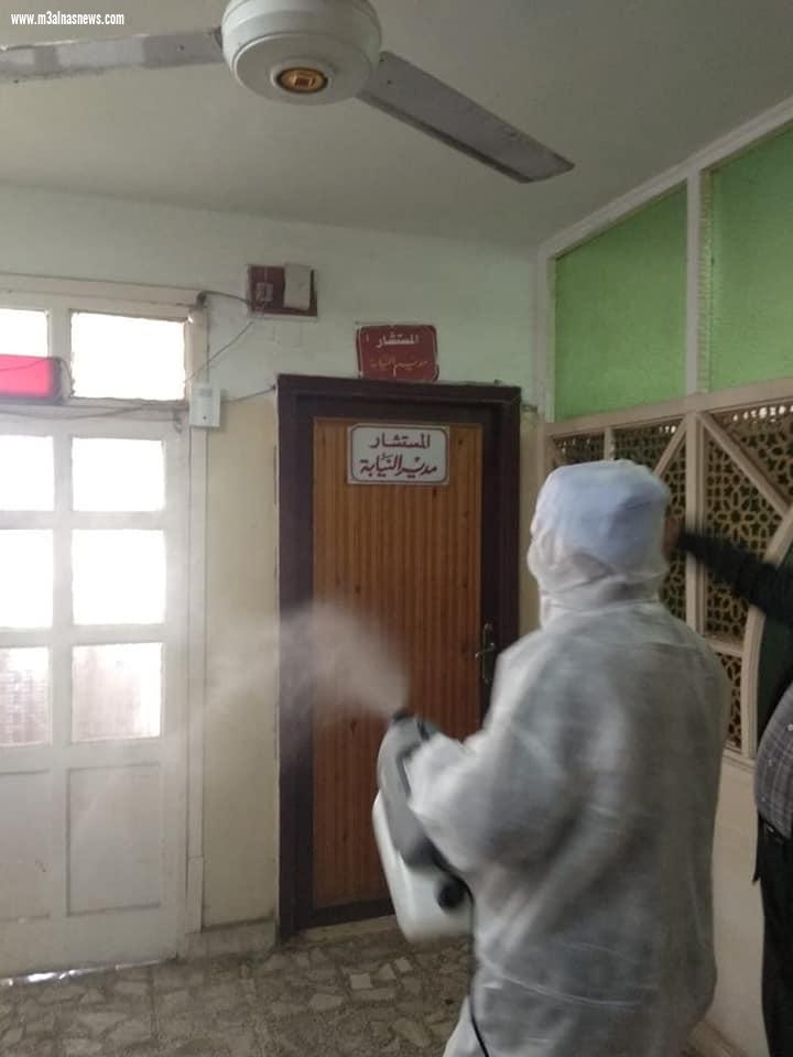نقيب الأطباء البيطريين يقود حملة تعقيم وتطهير منشآت بكفر الشيخ ضد فيروس كورونا