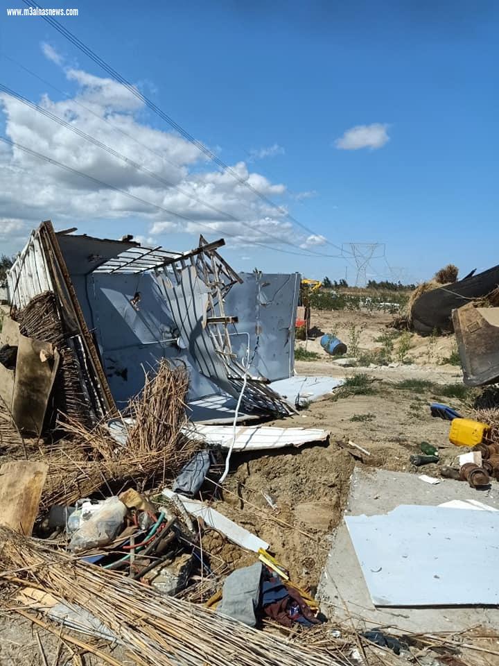 إزالة 301 حالة تعدي على أملاك الدولة خلال المرحلة الثالثة للموجة 19 بكفر الشيخ