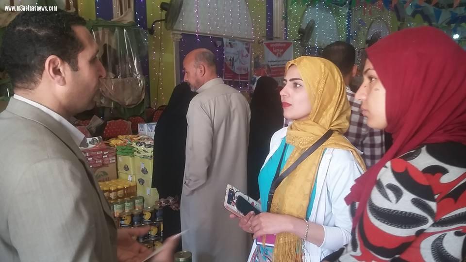 بالصور| افتتاح معرض للمنتجات والسلع المعمرة والمفروشات والملابس فى بيلا كفر الشيخ