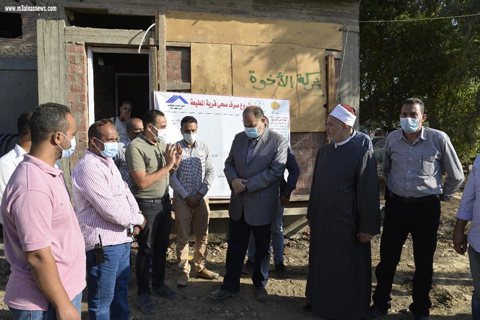 محافظ أسيوط يتفقد أعمال تنفيذ مشروع صرف صحي قرية المطيعة بتكلفة 76 مليون جنيه