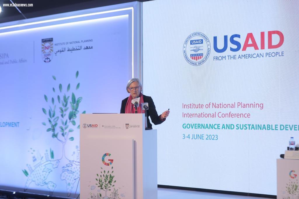 انطلاق المؤتمر الدولي لمعهد التخطيط القومي بعنوان ... الحوكمة والتنمية المستدامة