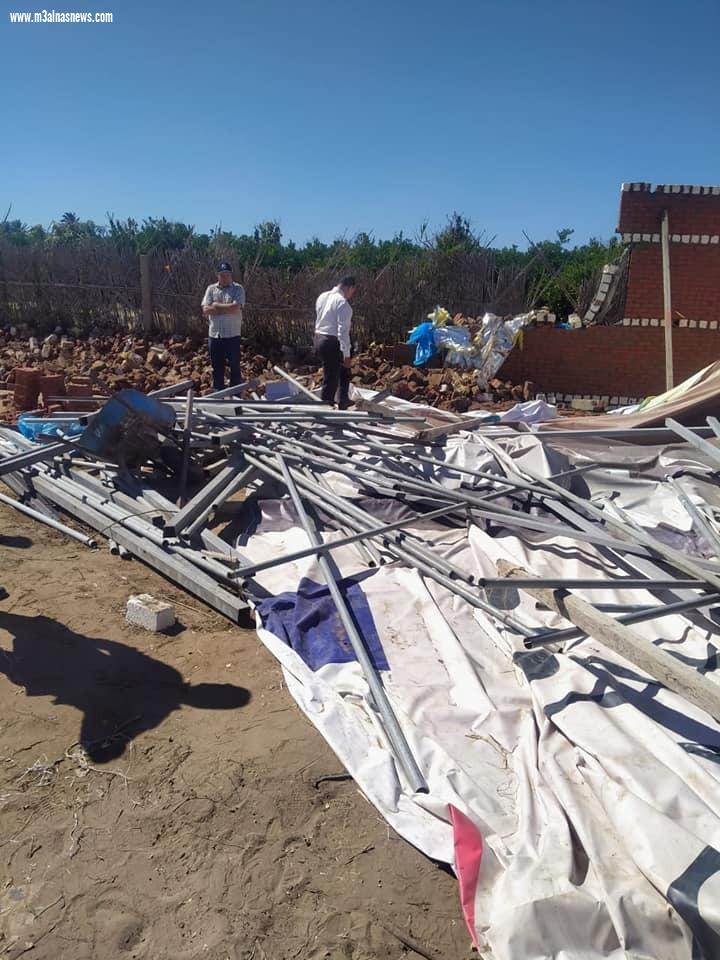 بالصور .. حملات لإزالة التعديات على الأراضي الزراعية وأملاك الدولة