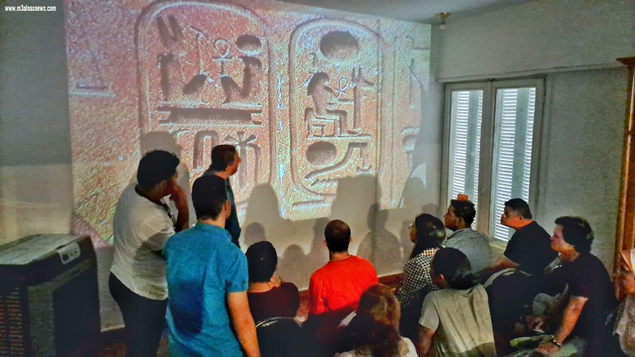 التمائم ورموز الكتابة الهيروغليفية بين الماضى والحاضر فى ندوة وورشة عمل لأصحاب الهمم