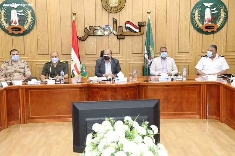 المنوفية | مناقشة إستعدادات تنفيذ التدريب المشترك صقر 81