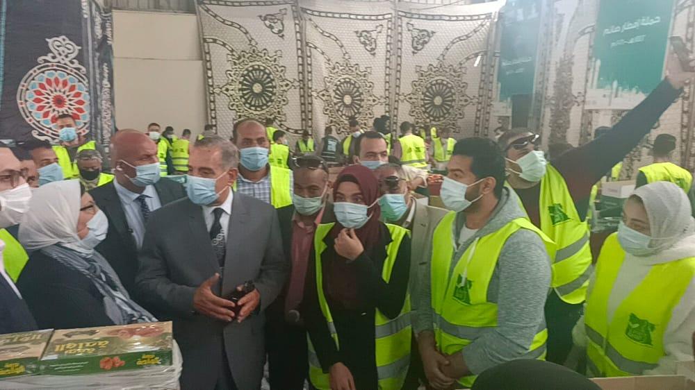 توزيع 11 ألف كرتونة رمضانية على المستحقين و500 وجبة ساخنة يوميا بكفرالشيخ