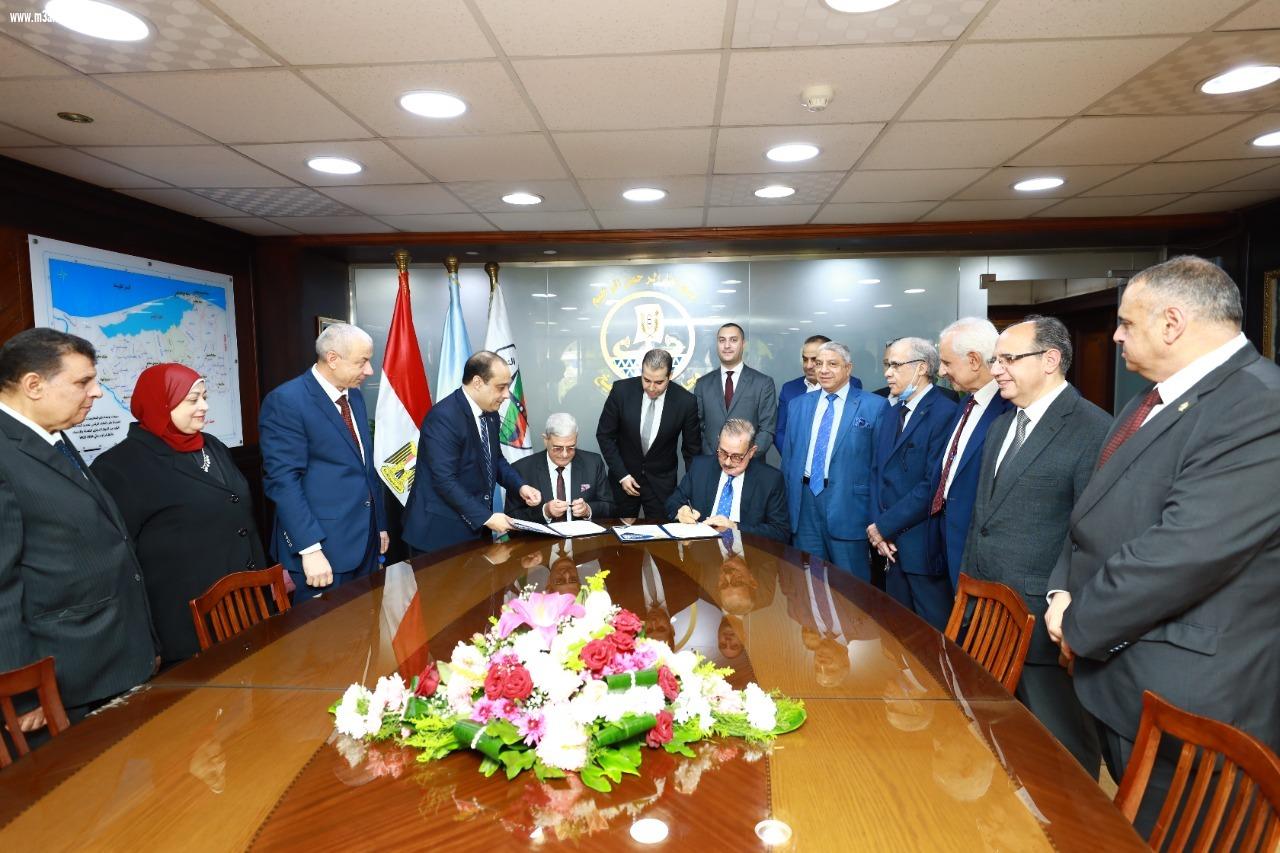 محافظ كفر الشيخ يوقع بروتوكول تعاون مع رئيس هيئة النيابة الإدارية لتدريب المحققين القانونيين