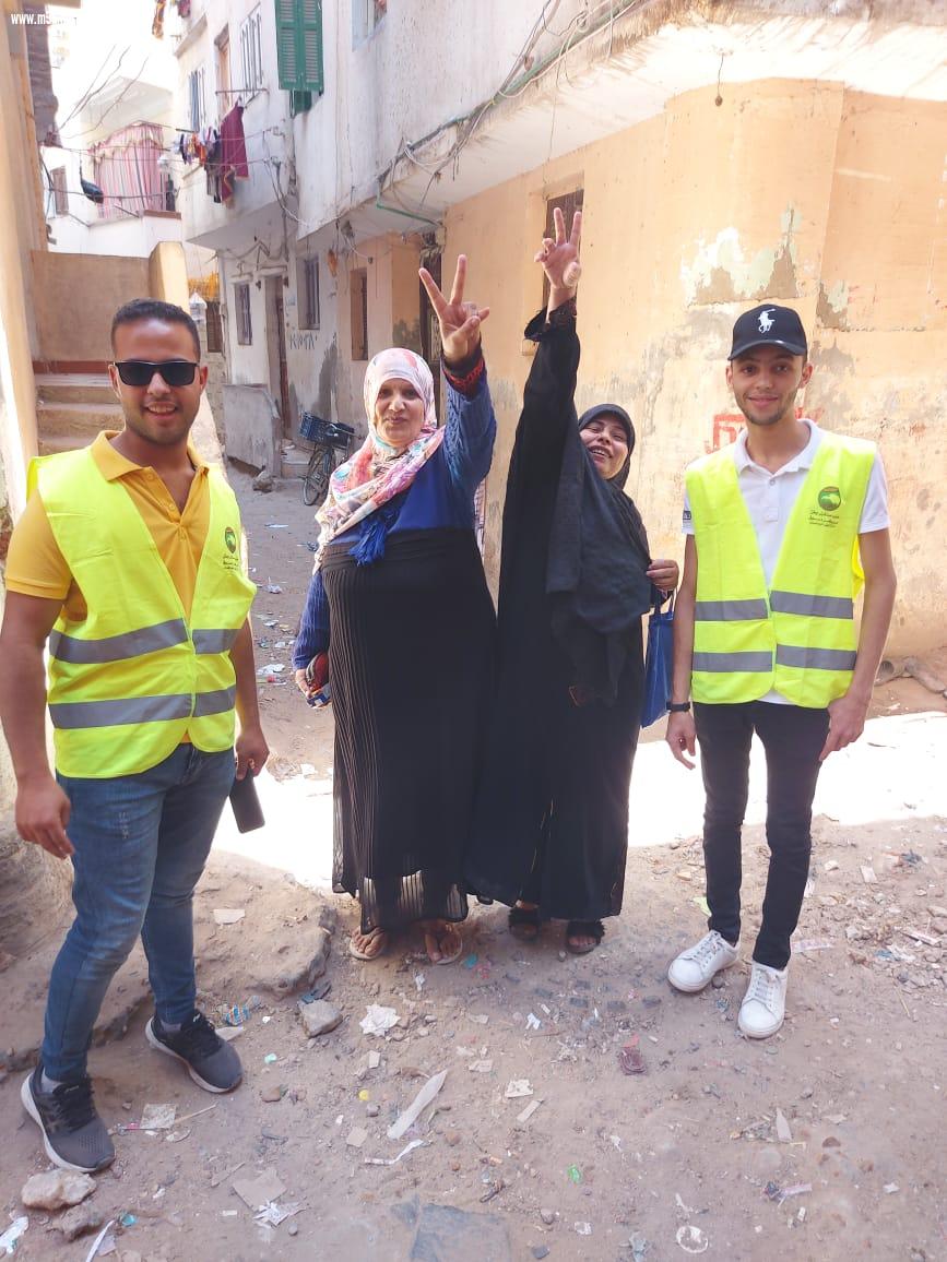 مستقبل وطن بكفرالشيخ ينظم حملة طرق الابواب للتوعية باهمية تلقى لقاح كورونا 