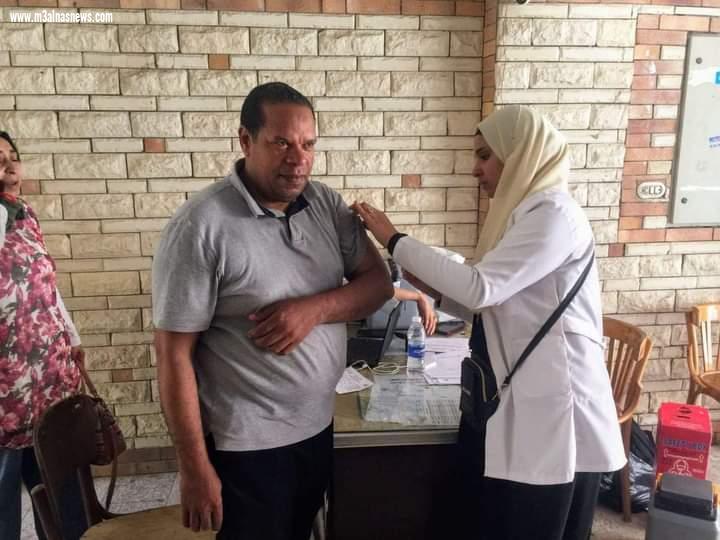 فعاليات حملة طرق الأبواب للتطعيم بلقاح كورونا ببيلا