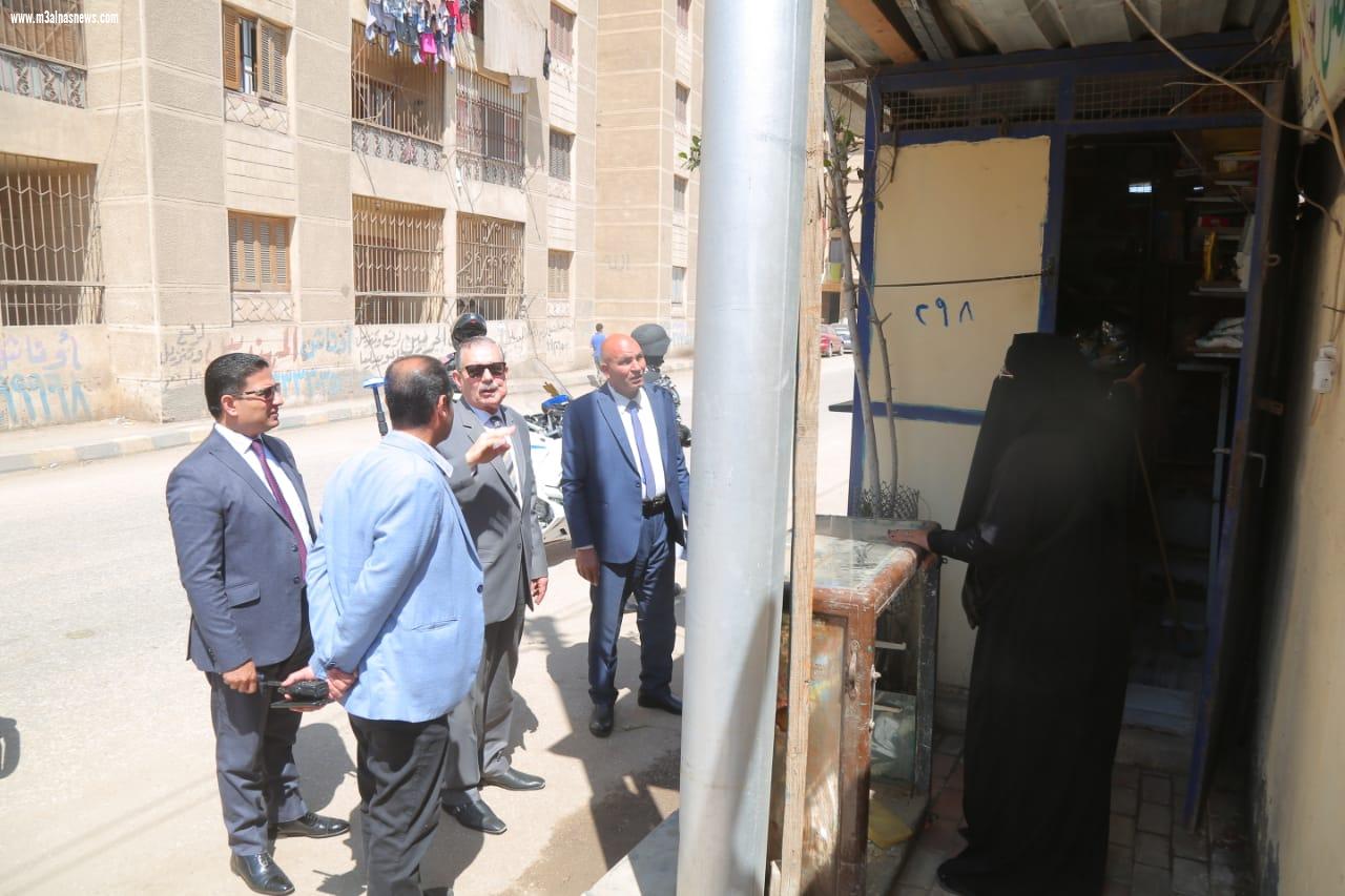  حملة لإزالة الإشغالات والتعديات بشوارع مدينة كفر الشيخ