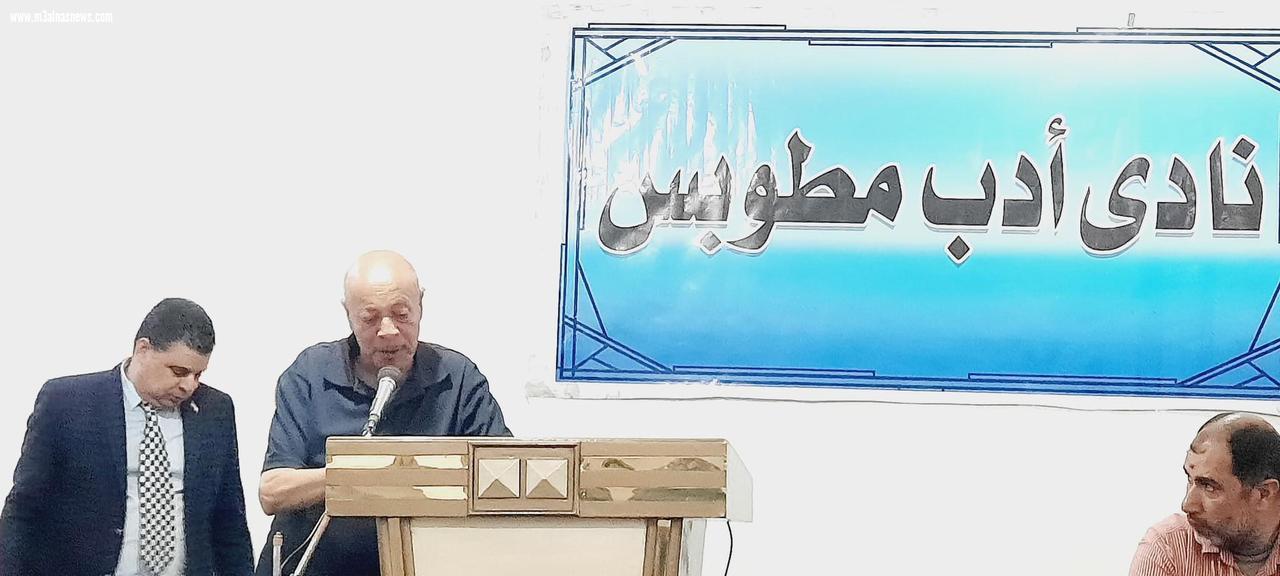 رموز نادى الادب بقلين يشاركون فى المهرجان الشعرى لتأبين طالس بمطوبس