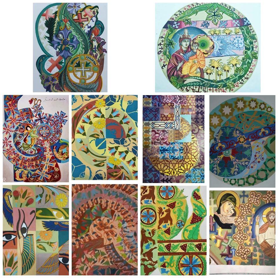 الإبداعات مستمرة بجامعة حلوان طلاب التربية الفنية يُقدمون نظم زخرفية من التراث