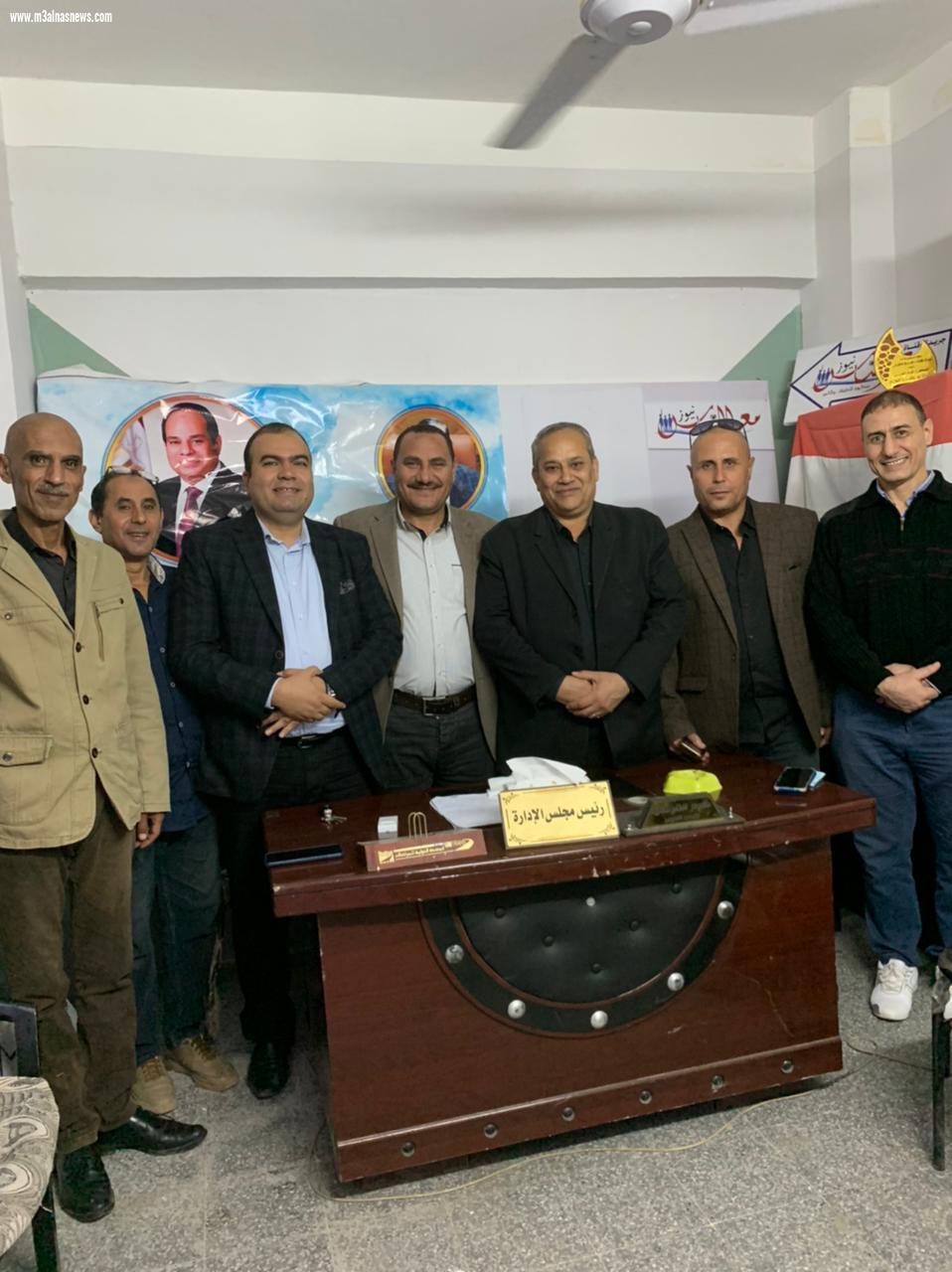 مجلس إدارة مع الناس يوافق على فتح مكتب للجريدة بمحافظة الغربية بقيادة المستشار عماد شلبى