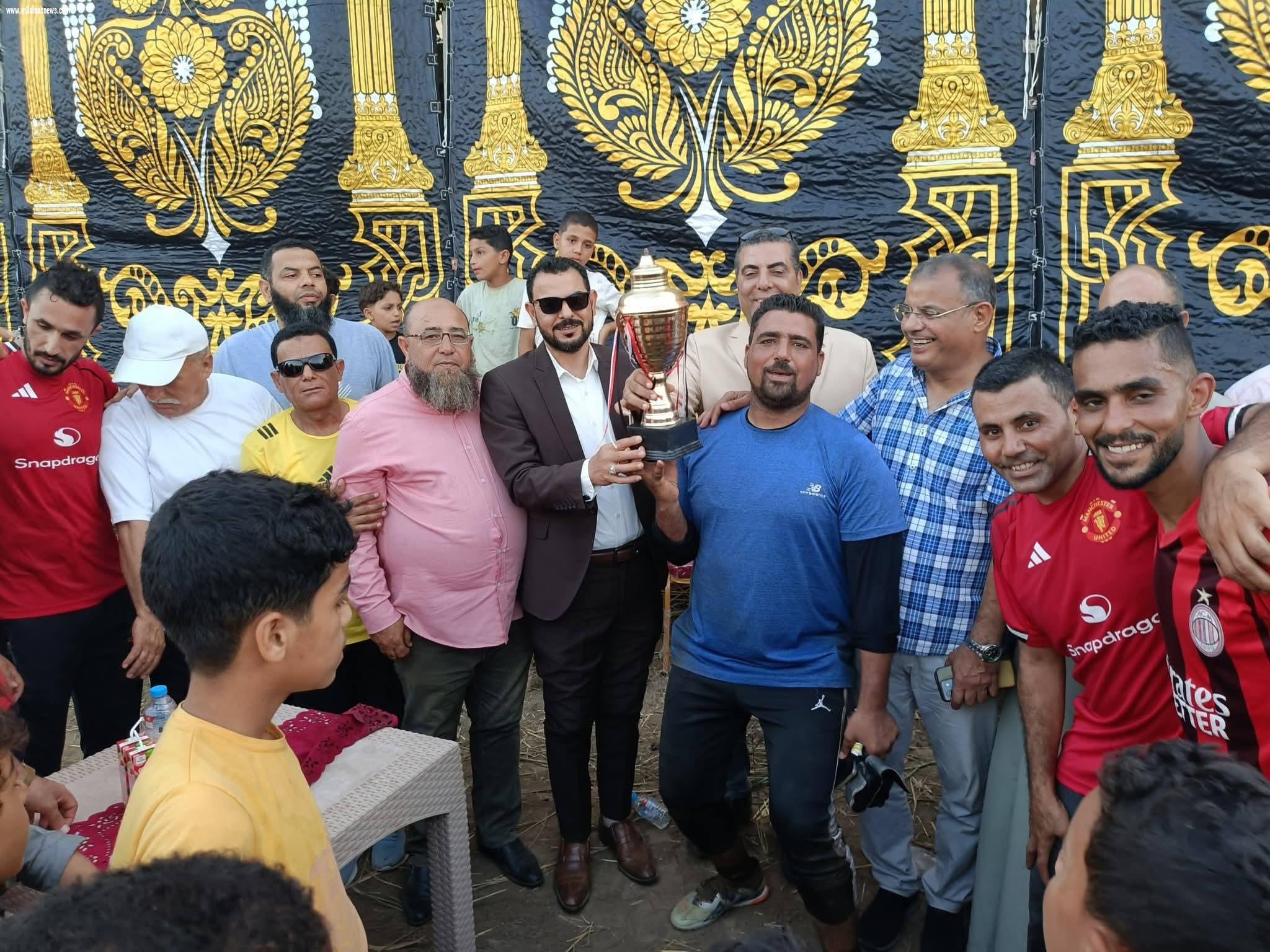 علاء ماهر مرشح الشباب للبرلمان يشارك فى افتتاح كأس المجاز الغربي بالحامول