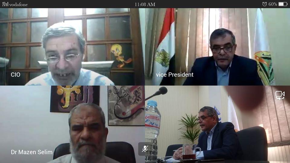 جامعة حلوان تنعى شهيد الواجب المقدم محمد الحوفى