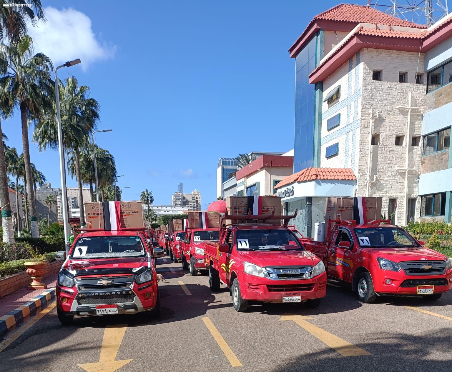 محافظ كفر يشارك فعاليات إحتفال المنطقة الشمالية العسكرية لتوزيع الأجهزة الكهربائية