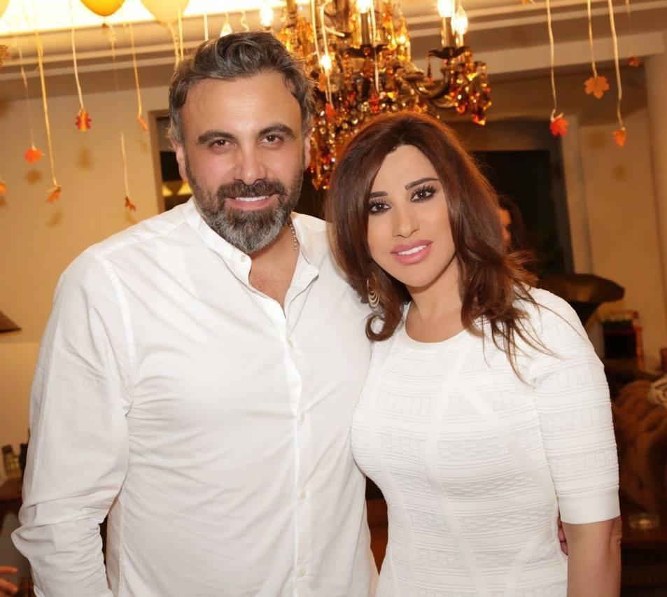 صور.. نجوم الفن والغناء في سهرة خاصة بمنزل نجوى كرم