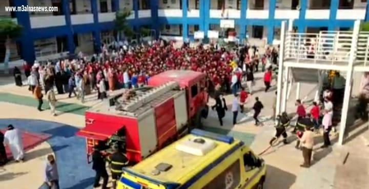   تنفيذ خطة إخلاء بمدرسة في دقيقتين ومحافظ كفر الشيخ يوجه بتعميمها بالمدارس