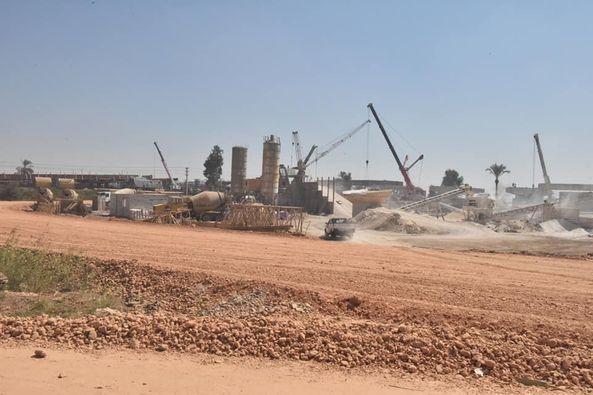 1.7 مليار جنيه تكلفة مشروع محور ديروط الحر و محافظ أسيوط يتفقد أعمال تنفيذ