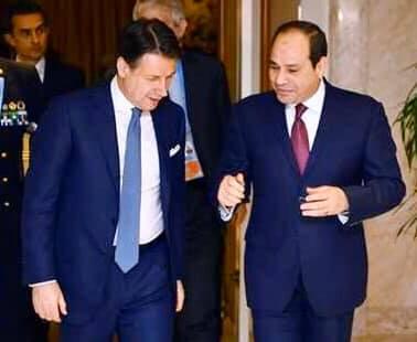 السيسى .. يتصل هاتفياً برئيس الوزراء الإيطالي.
