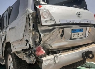 تعرف على ملابسات انقلاب سيارة وزير الشباب والرياضة